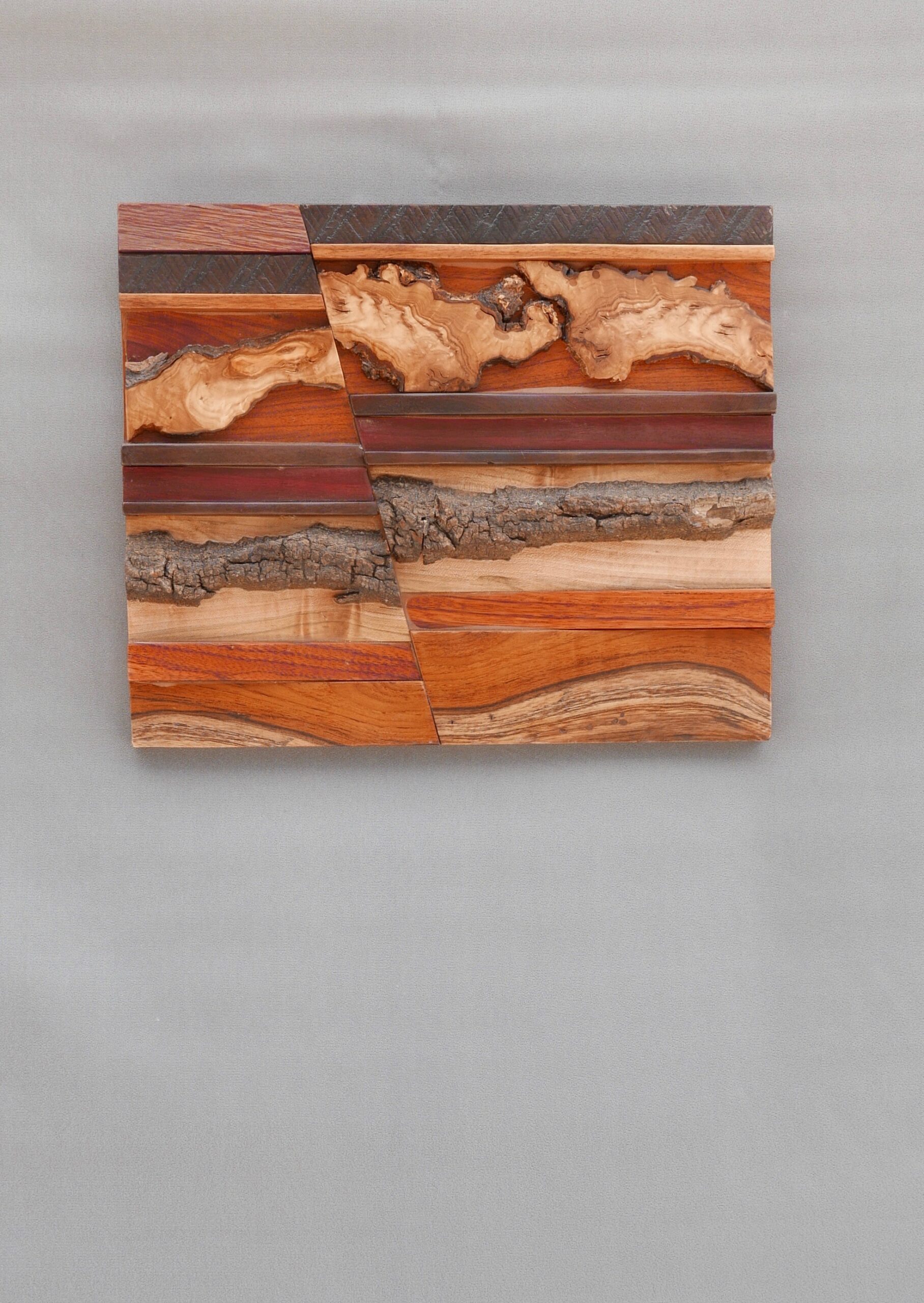 Cliffscape with Fault and Two Intrusions