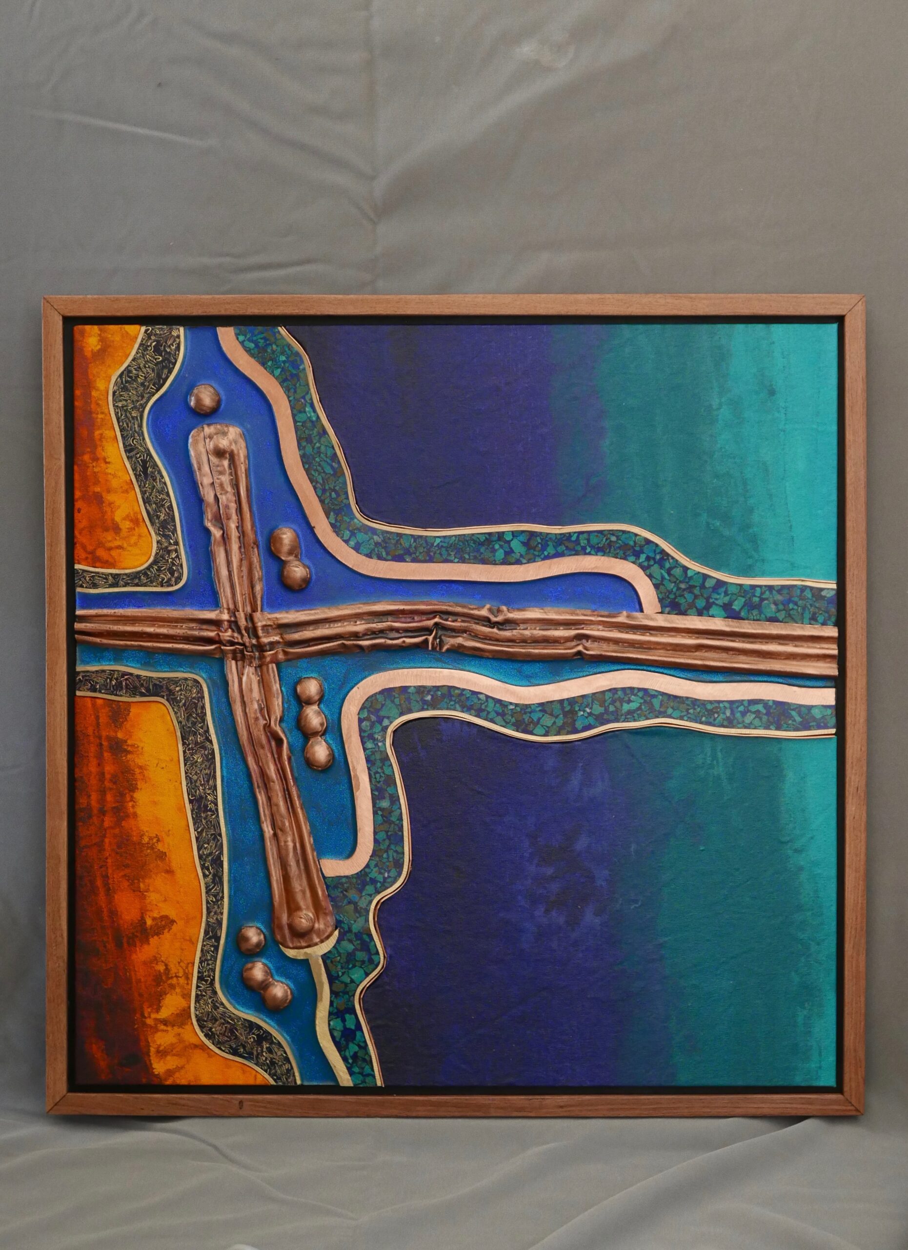 Intersection of Orange and Blue