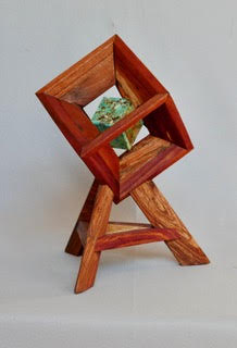 Trapped Turquoise Cube